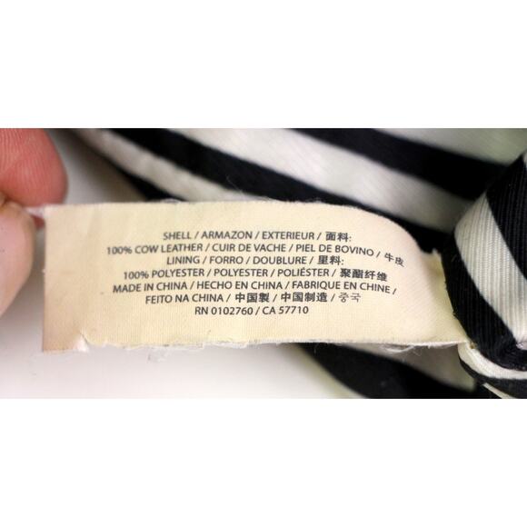 LARGE kate spade NY BLACK REAL LEATHER LOGO SATCHEL SHOULDER BAG HANDBAG PURSE - Picture 15 of 15